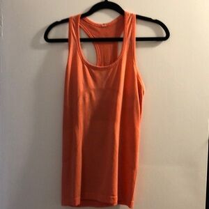 Lululemon Run Swiftly Racerback tank in orange size 8